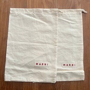 MARNI dustbags/shoe covers Bundle of 2